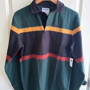 NWY men’s rugby shirt size S. Gorgeous brushed fabric. Stripes. Like Pendleton